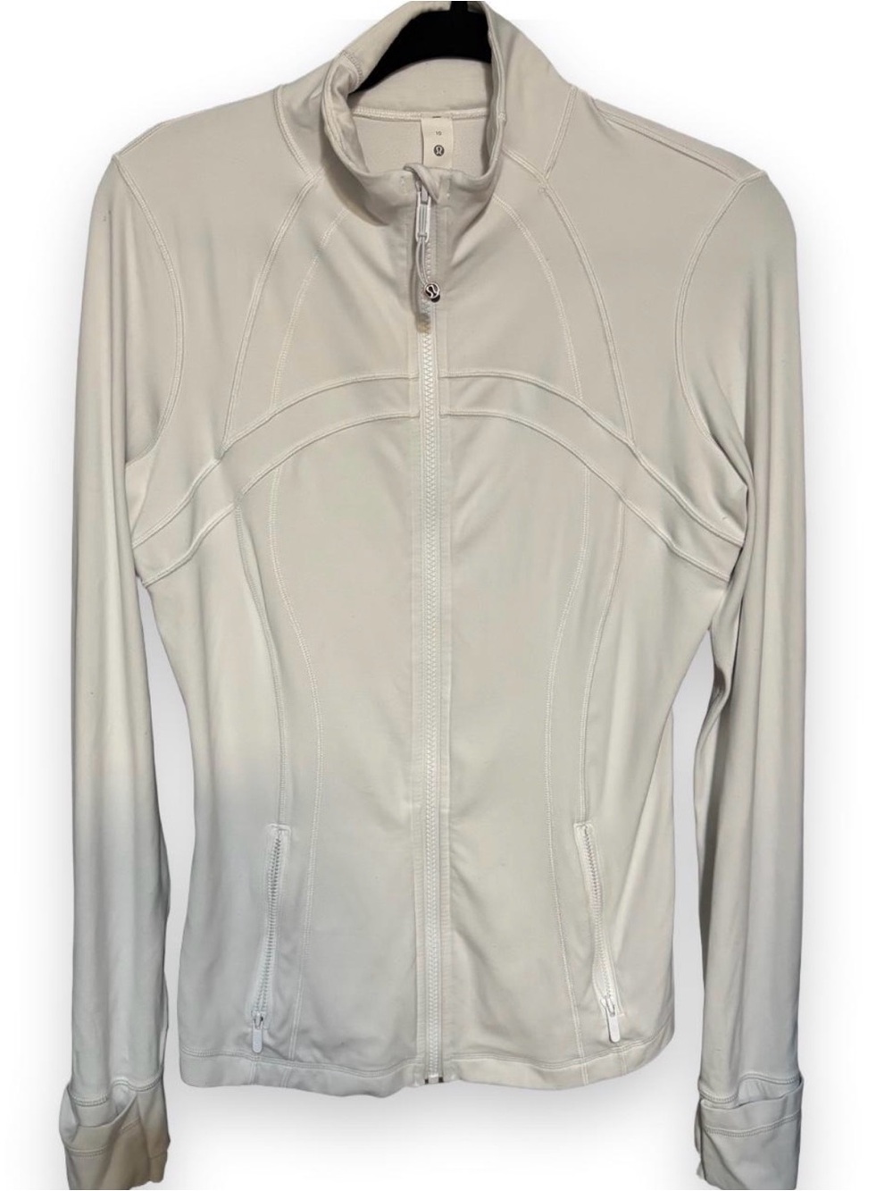Lululemon White Define Jacket Size 10